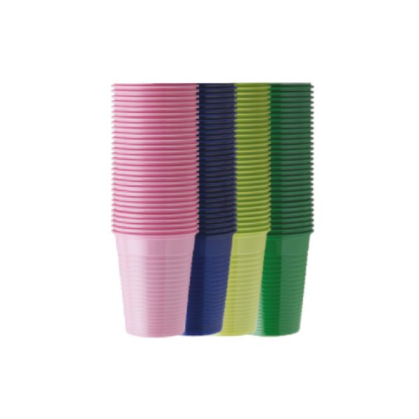 COPOS DESCARTÁVEIS COLORIDOS 180ml - Image 1