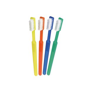 ESCOVAS DE DENTES COM PASTA IMPREGNADA